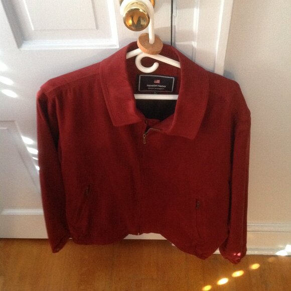 Newport Harbor Men's Red Polyester Light Weight Jacket - X-Large - Never Worn - Picture 2 of 6